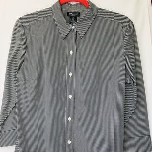 INC International Concepts Gingham Stretch Shirt